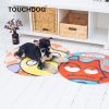 Touchdog Cartoon Sleepy Monster Rounded Dog Mat