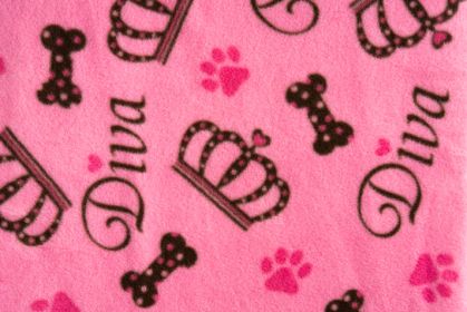 FidoRido Designer Fleece Covers (Color: Pink/diva)