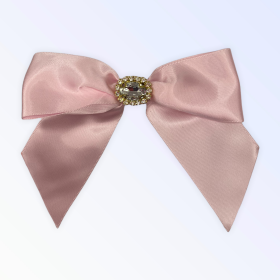 Luxurious Satin Bows (Color: Pink)