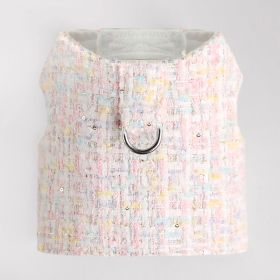 Chantel Tweed Dog Harness (Color: Candy, size: SM)