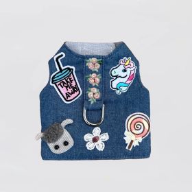 Cool Pup Dog Harness (Color: Pink Flowers, size: XS)