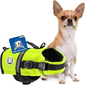 PAWS ABOARD Life Jackets (Color: Yellow, size: S)