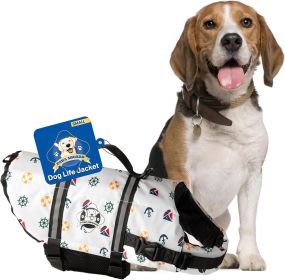 PAWS ABOARD Life Jackets (Color: Nautical, size: S)