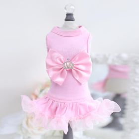 Royal Princess Dog Dress (Color: Pink, size: XXS)